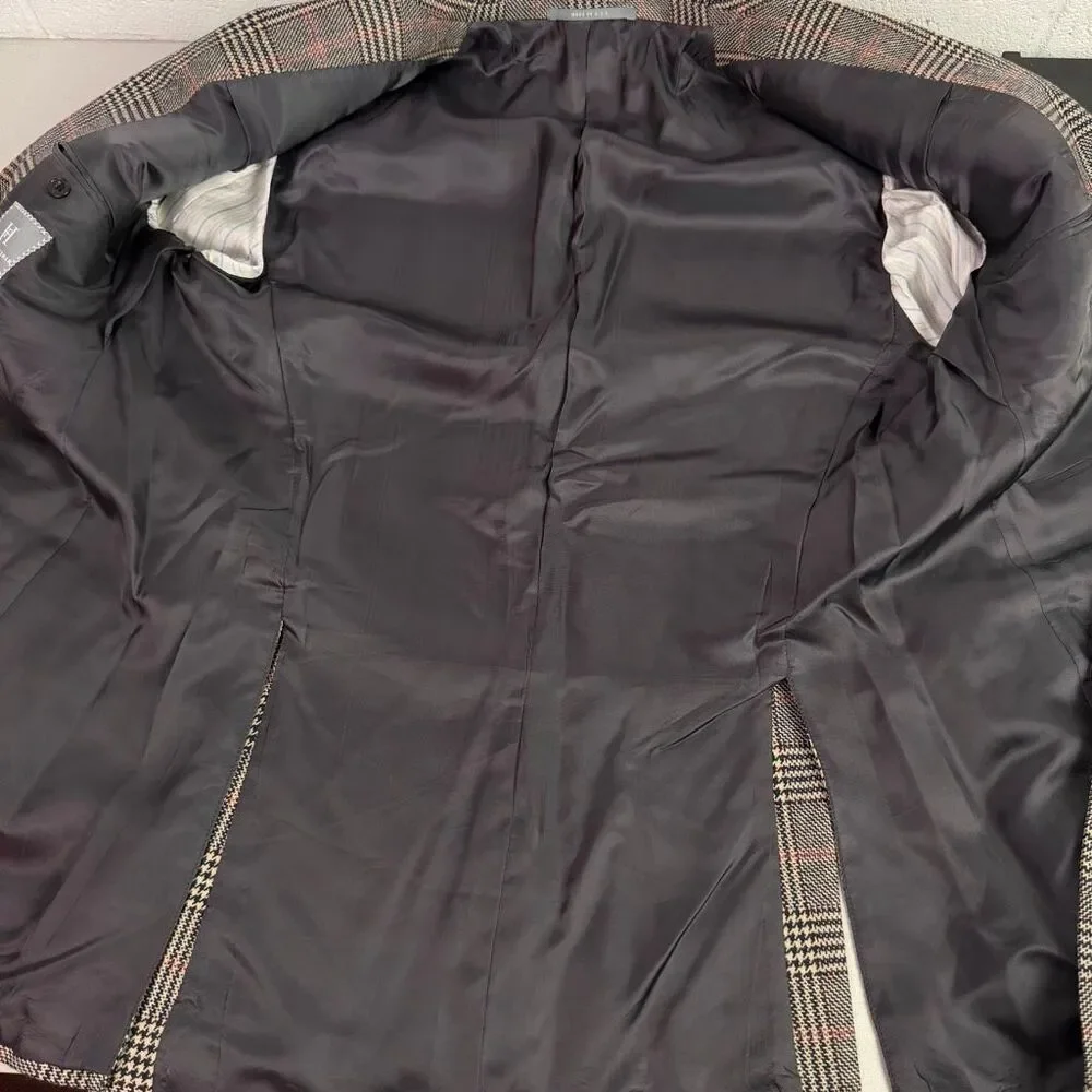 Hickey Freeman Pure Cashmere Madison Sports Coat 42 Long